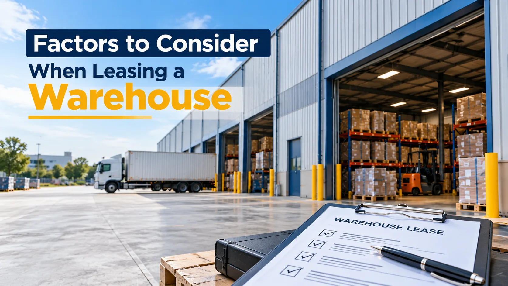 Factors to Consider When Leasing a Warehouse