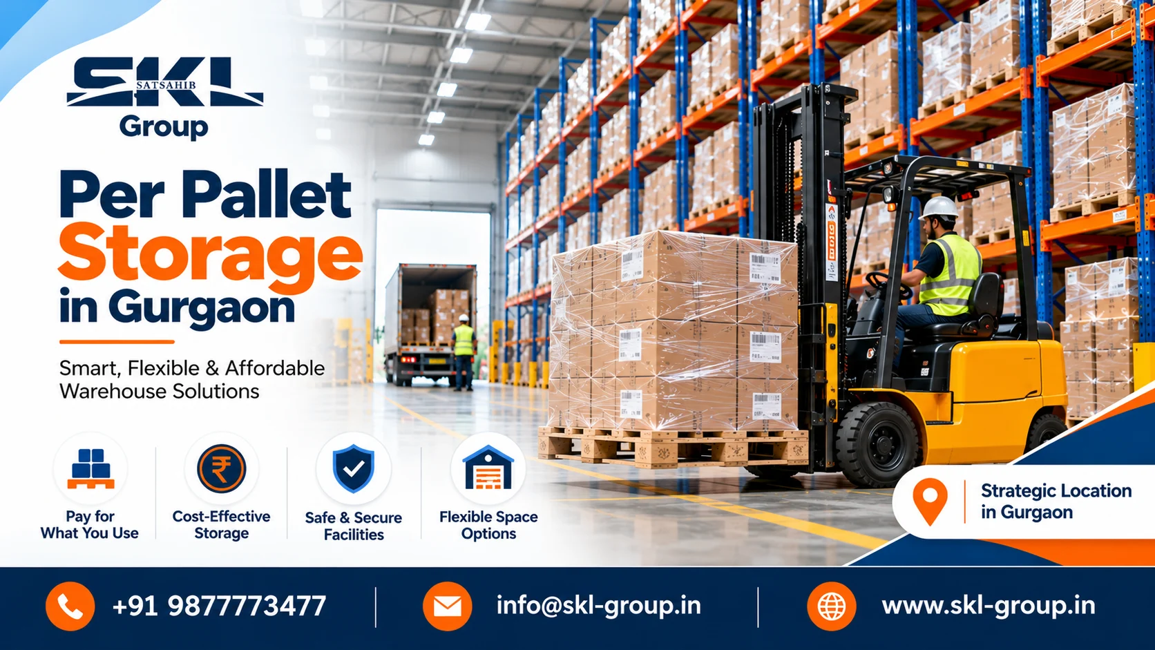 Per Pallet Storage in Gurgaon: Save Space & Costs