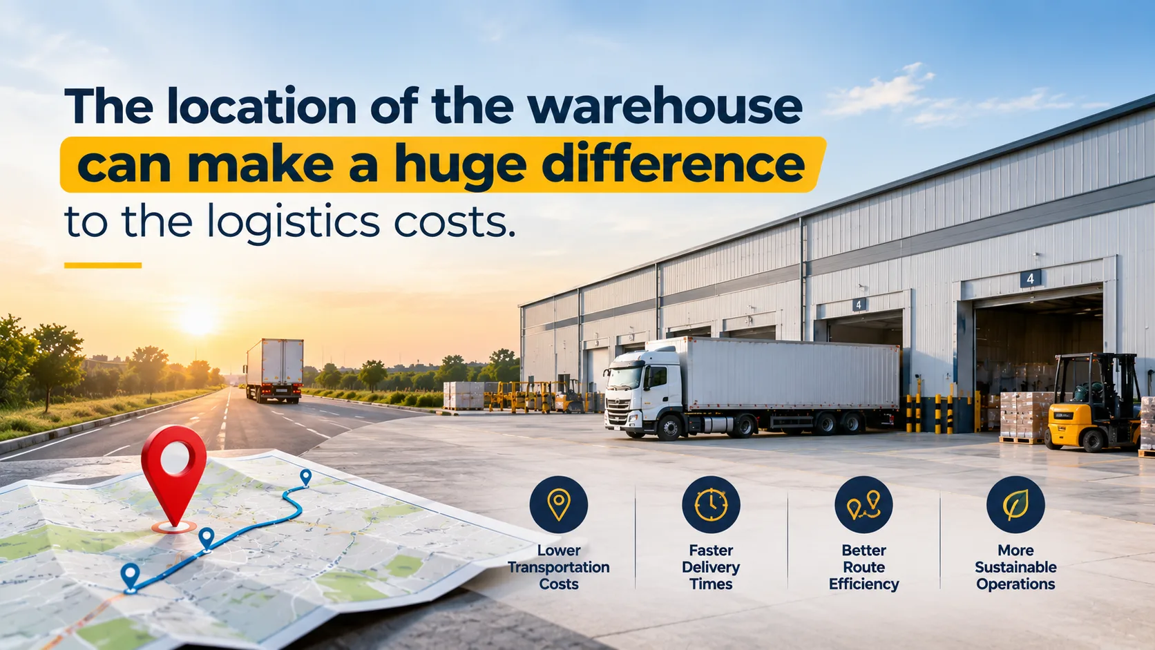 How warehouse location supports logistics success