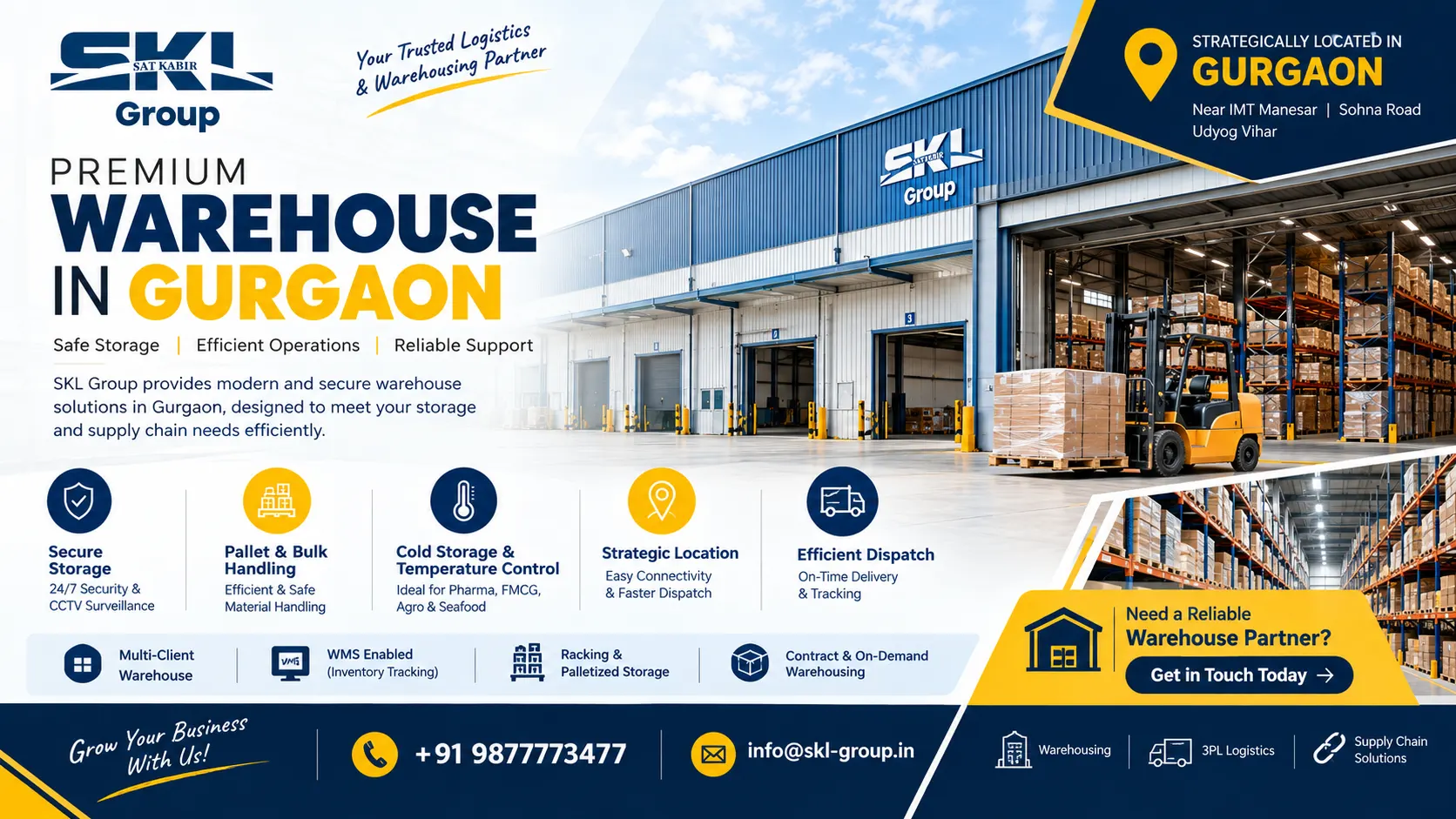 Warehouse in Gurgaon: Find the Right Space for Your Business