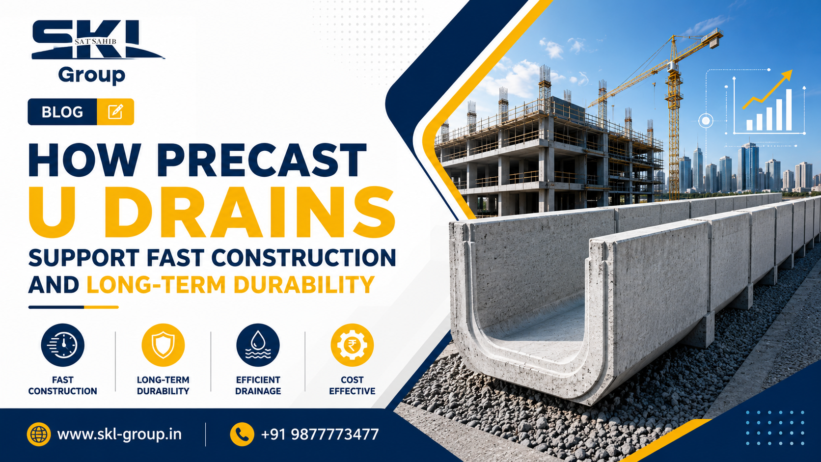How Precast U Drains Support Fast Construction and Long-Term Durability