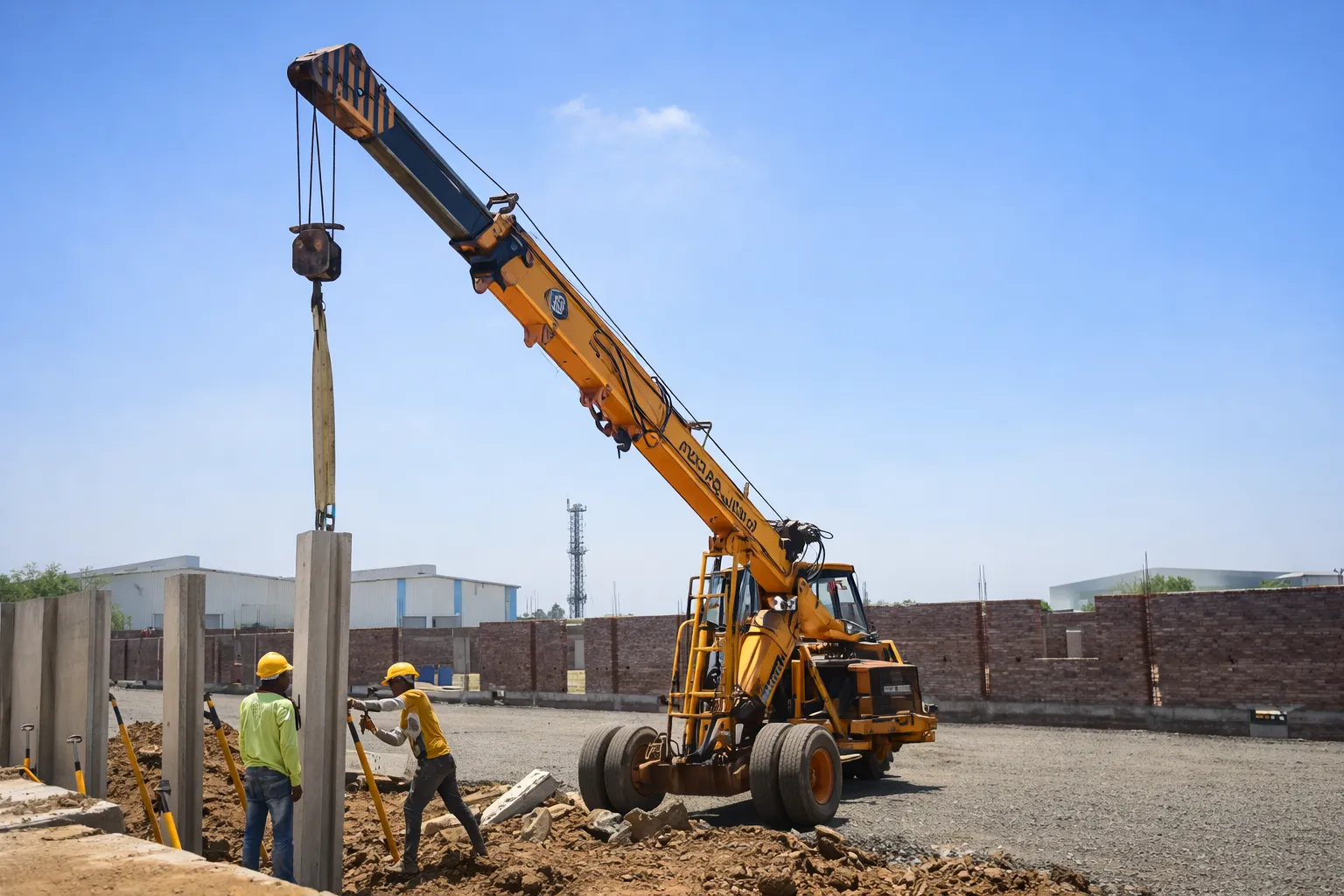 Precast Column Installation Crane