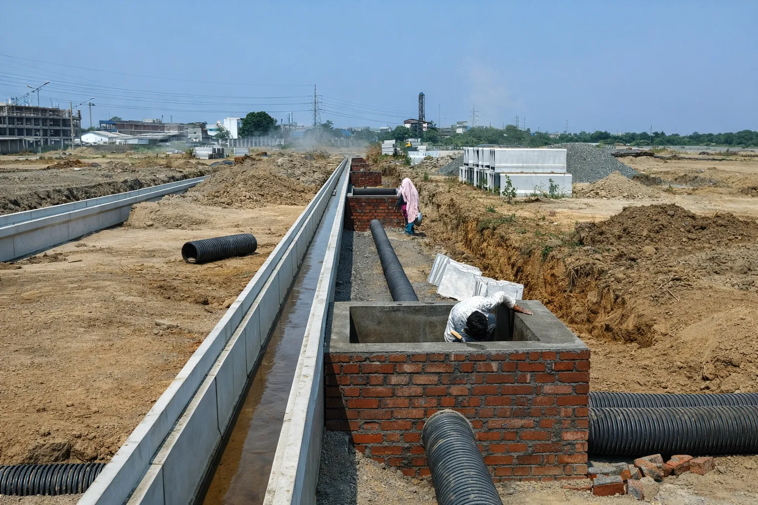 Precast Drainage Channel Inspection Chamber